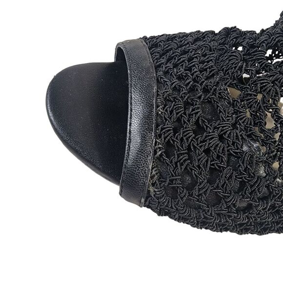 Jessica Simpson Black Rellia Crochet Bootie - Picture 5 of 10